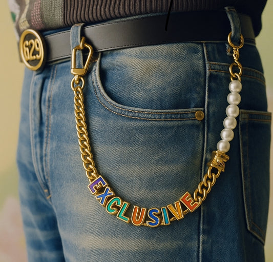 EXCLUSIVE Chain Jean Accessory